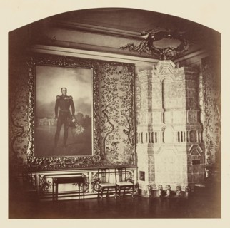 Palais de Tsarskoe-Selo, Salon de l'Appartement d'Alexandre 1er, 1859. Creator: Pierre-Ambrose Richebourg.