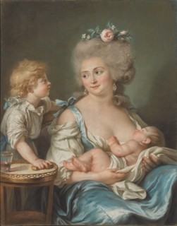 Portrait of Madame Charles Mitoire with Her Children, 1783. Creator: Adelaide Labille-Guiard.