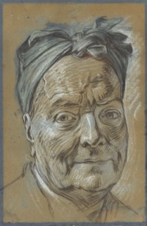 Portrait of Louis de Silvestre, about 1753. Creator: Maurice-Quentin de La Tour.
