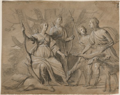 Allegorical Portrait of the Four Eldest Children of the King and Queen of Bohemia, about 1631. Creator: Gerrit van Honthorst.