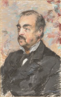 Portrait of Julien de la Rochenoire, 1882. Creator: Edouard Manet.