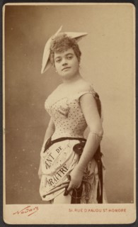 Portrait of young woman, 1878-1885. Creator: Paul Nadar.