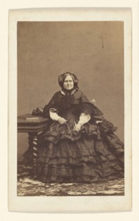 Portrait of a Woman, 1862-1865. Creator: Disdéri & Cie..