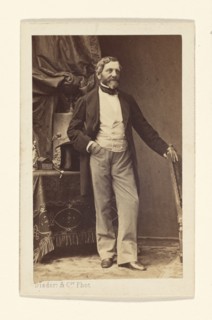 Portrait of a Bearded Man, 1865-1870. Creator: Disdéri & Cie..