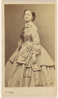 Standing Woman, 1865-1870. Creator: Etienne Carjat.