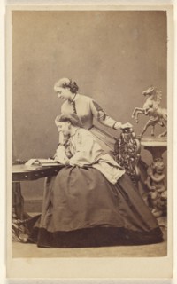 Hon. Mrs. Wellesley and Mrs. S. Leslie, about 1870. Creator: Hills and Saunders.