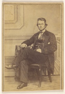 Portrait of a Seated Man with Chin Beard, 1866-1870. Creators: Jacob Byerly, John Davis Byerly.