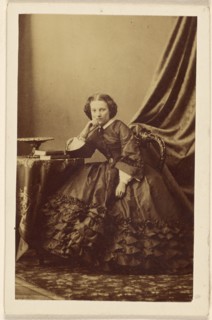 Portrait of a girl seated, 1865-1870. Creator: Unknown.