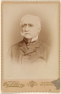 Portrait of an elderly man with a white moustache, with initial W.B.S., printed in vignette... 1891. Creator: William Foss Shorey.