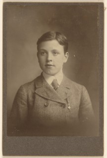 Portrait of a well-dressed young boy, about 1880. Creator: Unknown.
