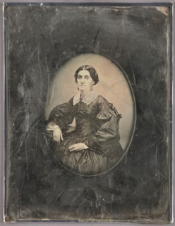 Portrait of a Seated Woman, about 1852-1855. Creator: Unknown.