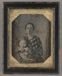Portrait of a Woman and Child / Grammie and Hester, about 1850. Creator: Unknown.