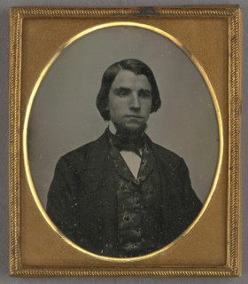 Portrait of a Man with Chin Whiskers, about 1850. Creator: Unknown.