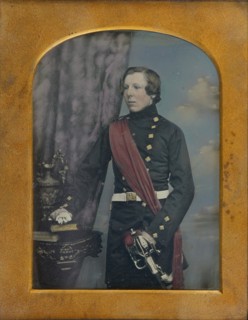 Portrait of a Military Man, 1852-1855. Creator: William Edward Kilburn.