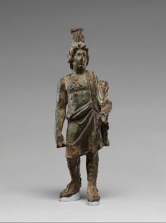 Statuette of Hermanubis; Statuette of a god, possibly Serapis, 2nd-3rd century A.D. Creator: Unknown.