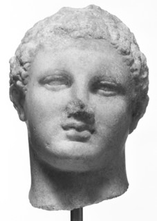 Head of a Statuette of Demetrios Poliorketes, 3rd century BC. Creator: Unknown.