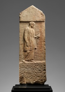 Grave Stele of Myttion, about 400 BC. Creator: Unknown.