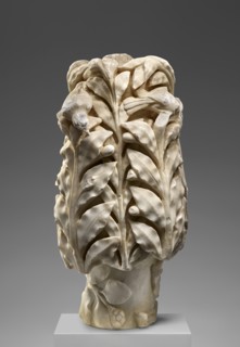 Fragment of Shaft with Laurel Branches and Birds, late 1st-early 2nd century A.D. Creator: Unknown.