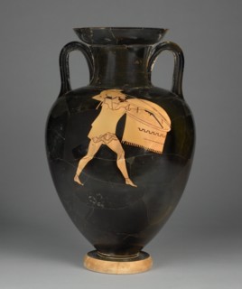 Attic Red-Figure Neck-Amphora, 500-480 BC. Creator: Berlin Painter.