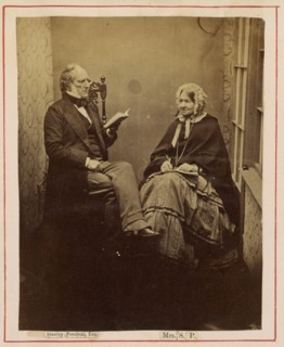 Stanley Percival, Esquire and wife, about 1860-1875. Creator: Unknown.