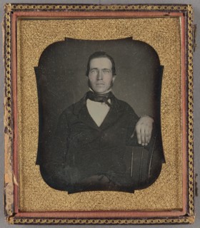 Portrait of a Seated Man, about 1855-1860. Creator: Unknown.