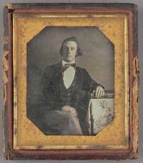 Portrait of a Seated Man, about 1849. Creator: Unknown.