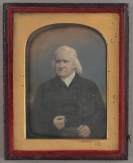 Portrait of an Elderly Man with Long White Hair, about 1855-1859. Creator: Unknown.