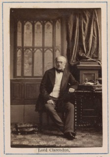 George Villiers, 4th Earl of Clarendon, about 1860. Creator: Camille Silvy.