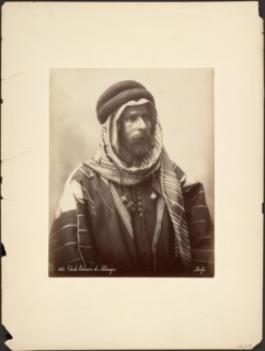 Cheik bédouin du Palmyre, about 1870-1880. Creator: Felix Bonfils.