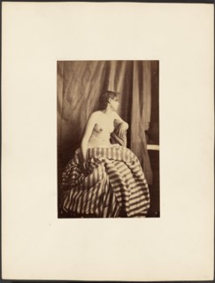 Nude study, 1853-1854. Creator: Eugène Durieu.