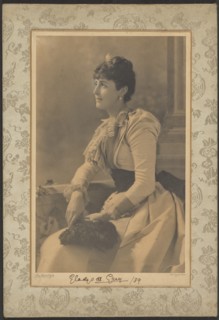 Gladys de Grey, 1889. Creator: Henry van der Weyde.