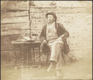 Seated Man, about 1855-1865. Creator: John Whistler.