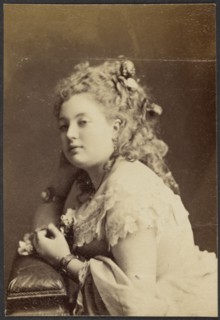 Portrait of Maud Howard, late 19th century. Creator: Unknown.