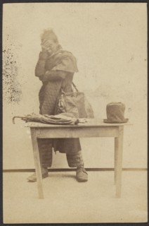 Portrait of a Man in Blackface, late 19th century. Creator: Unknown.
