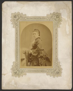 Portrait of young woman, about 1870-1880. Creator: Unknown.