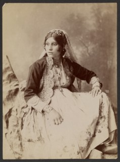 Portrait of a woman, about 1870. Creator: Unknown.