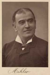 Actor known as 'Mihlev', about 1880. Creator: Unknown.
