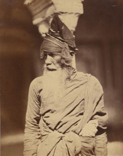 Portrait of a Native Servant, 1858-1859. Creator: Felice Beato.