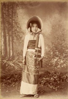 A Sawbwa Daughter, about 1885. Creator: Felice Beato.