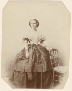 Portrait of a Lady, 1855. Creator: Gustave Le Gray.