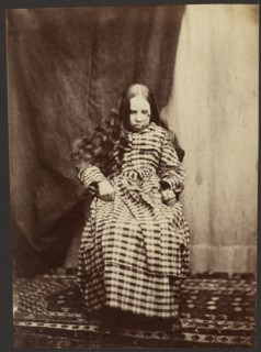 Portrait of a Female Patient, Surrey County Asylum, 1848-1858. Creator: Hugh Welch Diamond.