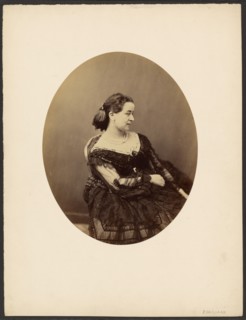Woman seated in profile, mid-19th century. Creator: Paul De Gaillard.
