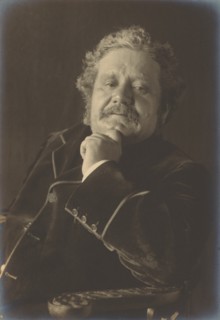 Portrait of a Man in Velvet Jacket, 1890-1900. Creator: Frederick Henry Evans.