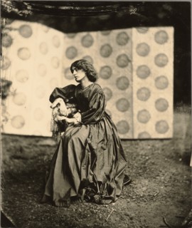 Portrait of Jane Morris (Mrs. William Morris), negative 1865; print after 1900. Creator: John Robert Parsons.
