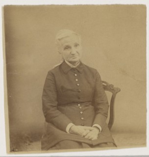 Portrait of seated older woman, 1880-1890. Creator: Thomas Eakins.
