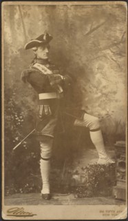 John Drew, Jr. as Captain Plume from "The Recruiting Officer", 1885. Creator: Napoleon Sarony.
