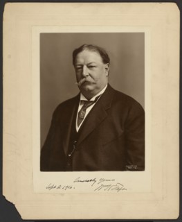Portrait of William Howard Taft, 1908. Creator: Pach Bros.
