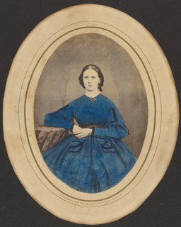 (Portrait of a woman), 1850s. Creator: GW Patton.