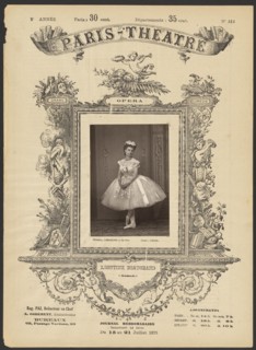 Paris Theatre: Leontine Beaugrand, 1875. Creator: Alphonse J. Liébert.