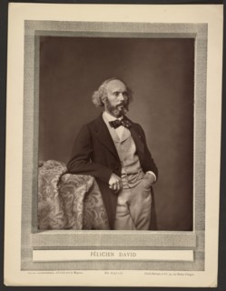 Félicién David, about 1870-1875. Creator: Bertall.